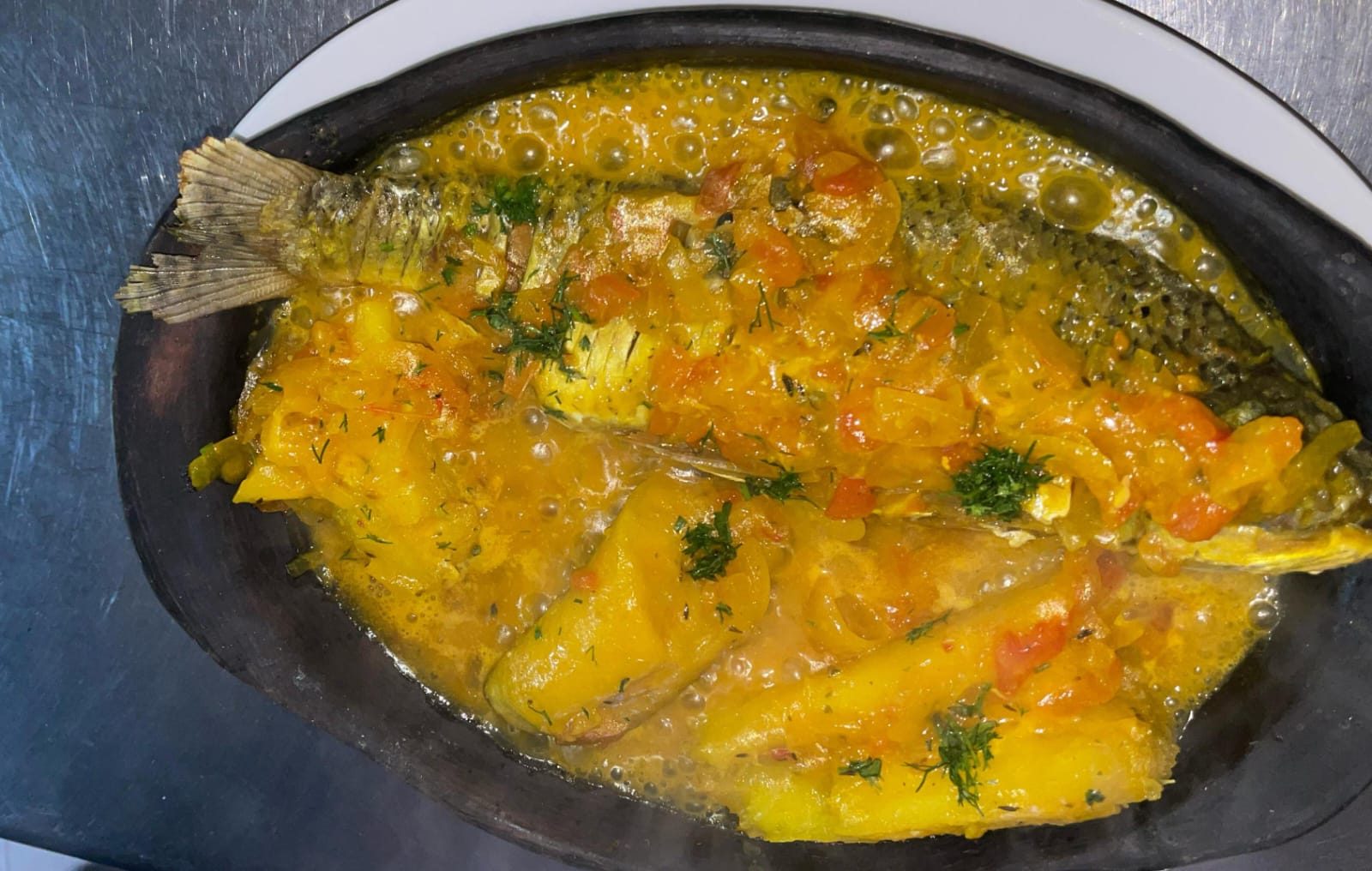 Bocachico en salsa